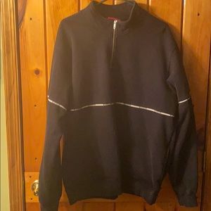 Supreme Piping Logo Half Zip F/W 18